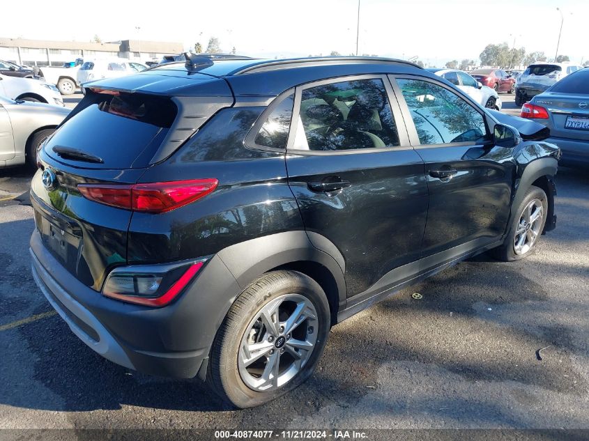 2022 Hyundai Kona Sel VIN: KM8K62AB9NU887015 Lot: 40874077