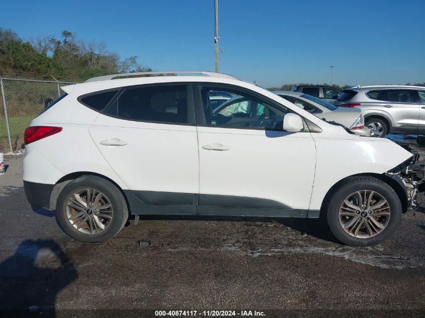 2014 Hyundai Tucson Se VIN: KM8JU3AG2EU791164 Lot: 40874117