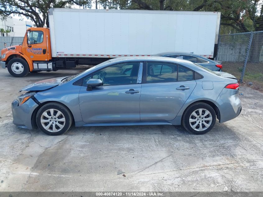 2020 Toyota Corolla Le VIN: JTDEPRAE2LJ028705 Lot: 40874120