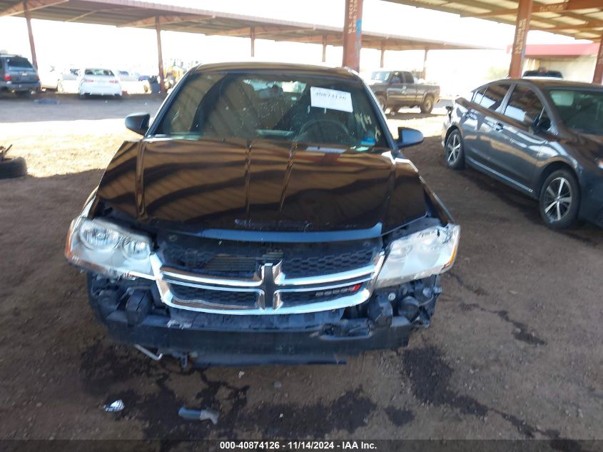 2013 Dodge Avenger Se VIN: 1C3CDZABXDN619739 Lot: 40874126