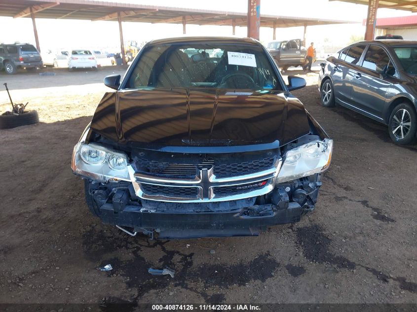 2013 Dodge Avenger Se VIN: 1C3CDZABXDN619739 Lot: 40874126