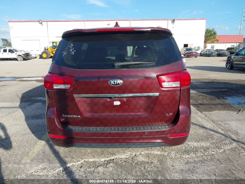 2017 Kia Sedona Lx VIN: KNDMB5C14H6267437 Lot: 40874159