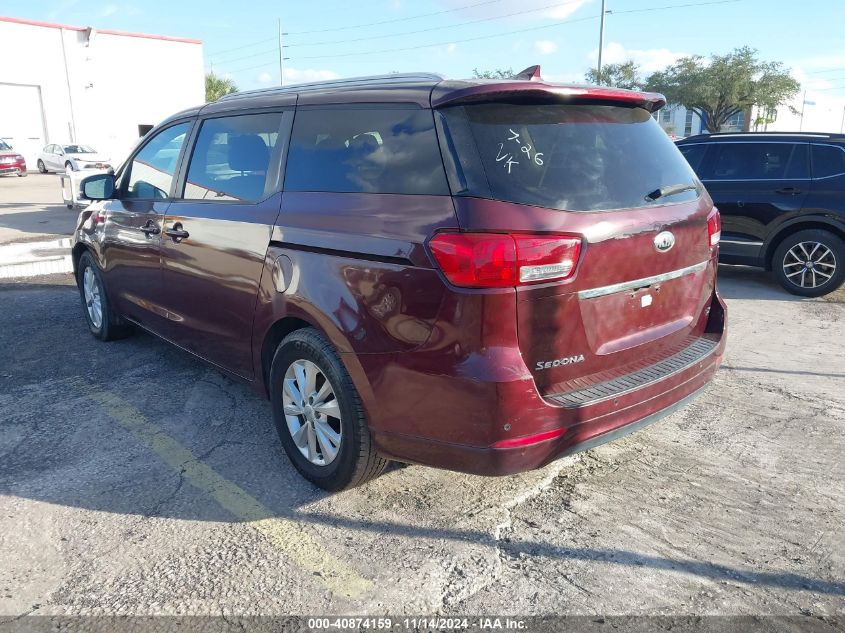 2017 Kia Sedona Lx VIN: KNDMB5C14H6267437 Lot: 40874159