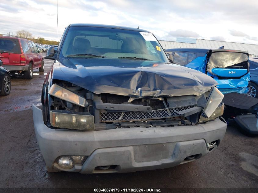 2002 Chevrolet Avalanche 1500 VIN: 3GNEK13T62G196849 Lot: 40874179