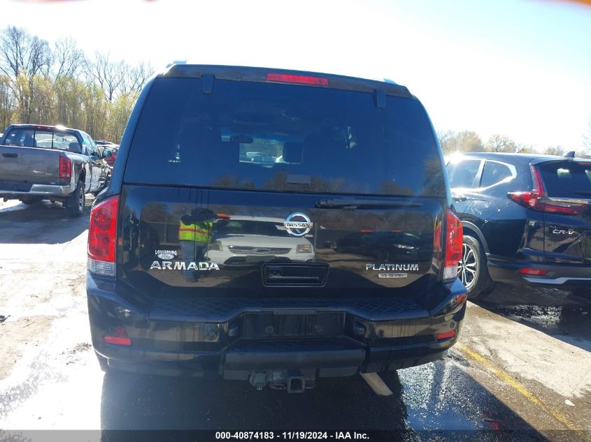 2013 Nissan Armada Platinum VIN: 5N1BA0NE4DN610384 Lot: 40874183