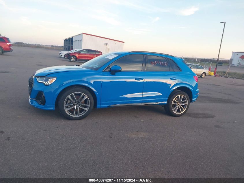 2022 Audi Q3 Premium Plus 45 Tfsi S Line Quattro Tiptronic VIN: WA1EECF32N1149581 Lot: 40874207