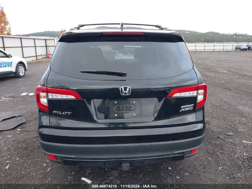 2022 Honda Pilot Awd Special Edition VIN: 5FNYF6H28NB067898 Lot: 40874210