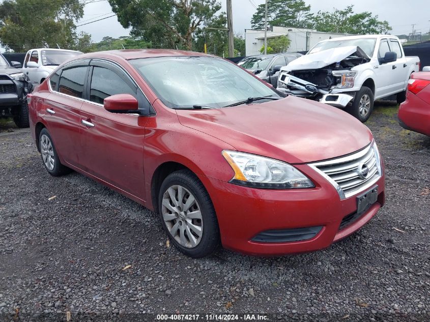 VIN 3N1AB7AP0FY213826 2015 Nissan Sentra, SV no.1