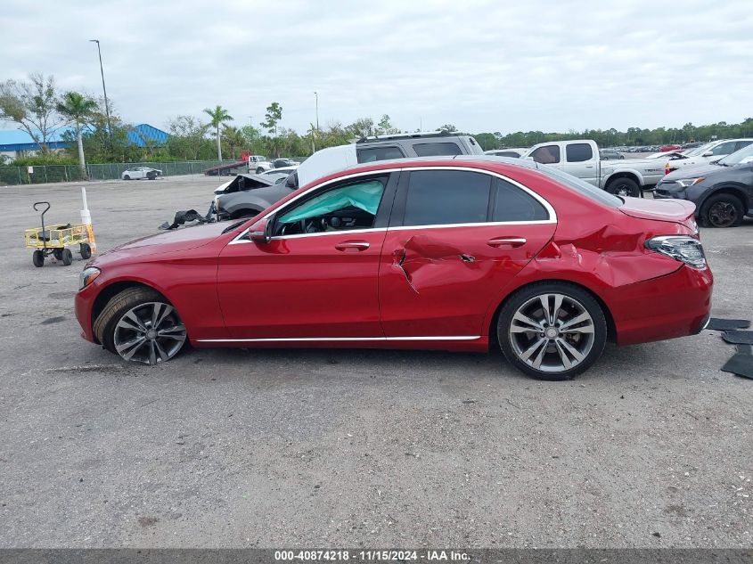 2016 Mercedes-Benz C-Class C 300/Luxury/Sport VIN: 55SWF4JB0GU132007 Lot: 40874218