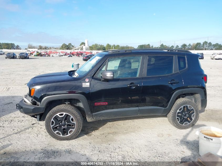 2017 Jeep Renegade Trailhawk 4X4 VIN: ZACCJBCB3HPE74291 Lot: 40874253