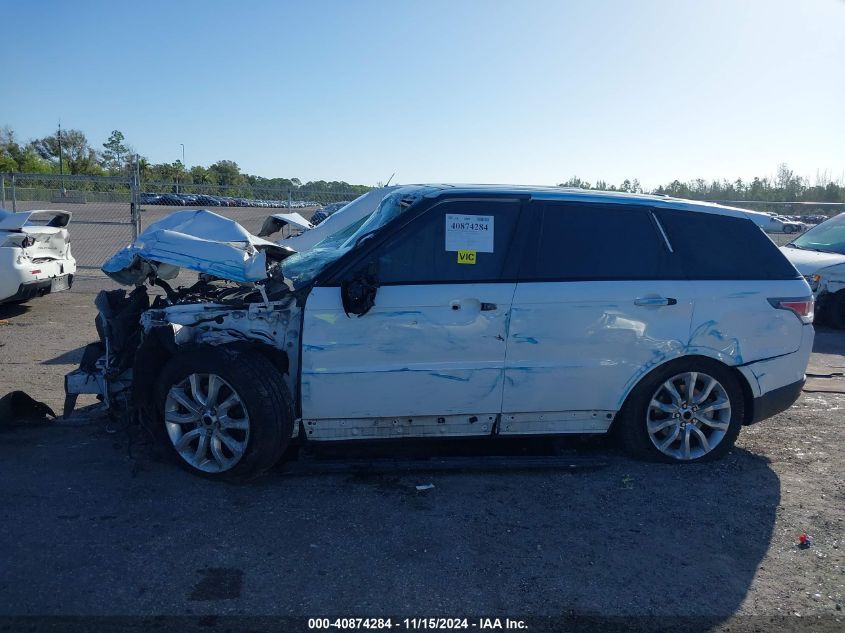 2014 Land Rover Range Rover Sport 3.0L V6 Supercharged Hse VIN: SALWR2WF4EA350961 Lot: 40874284