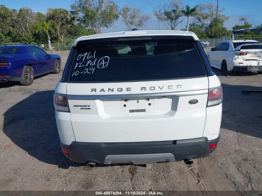 2014 Land Rover Range Rover Sport 3.0L V6 Supercharged Hse VIN: SALWR2WF4EA350961 Lot: 40874284