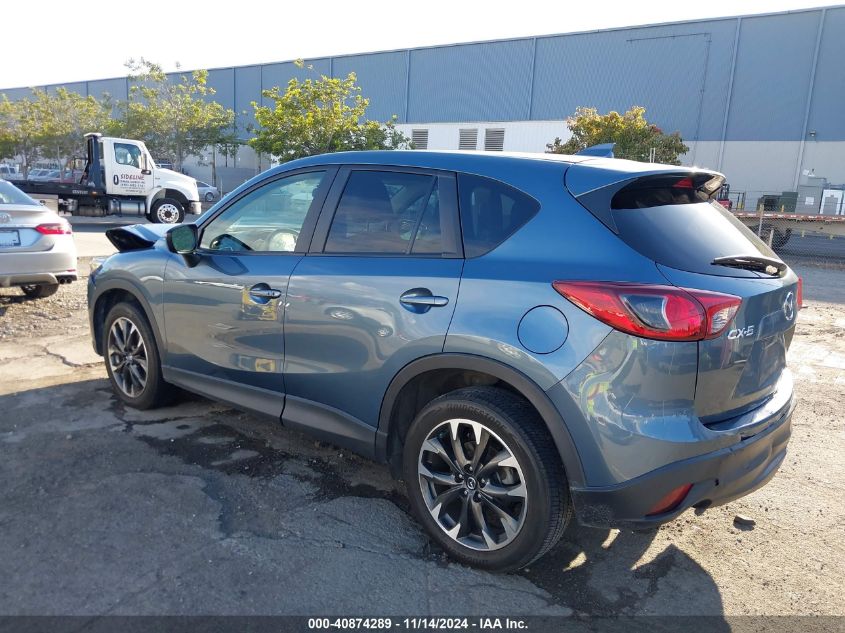 2016 Mazda Cx-5 Grand Touring VIN: JM3KE2DY4G0686373 Lot: 40874289