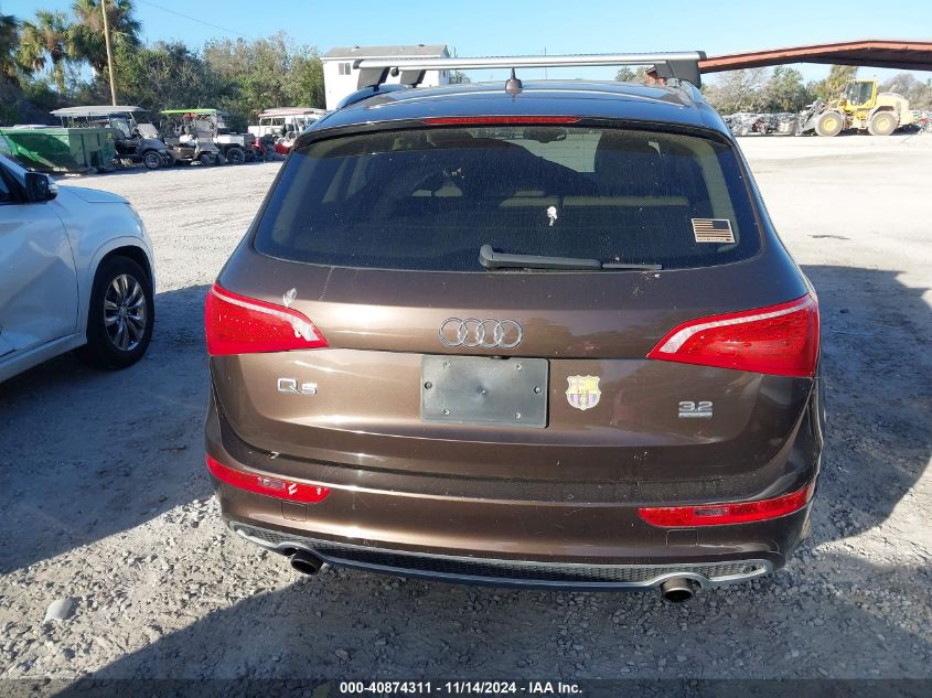 2012 Audi Q5 3.2 Premium Plus VIN: WA1DKAFP9CA034730 Lot: 40874311