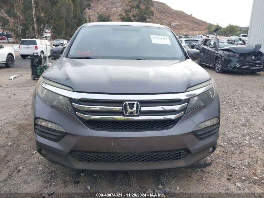 VIN 5FNYF5H31GB021612 2016 Honda Pilot, EX no.12