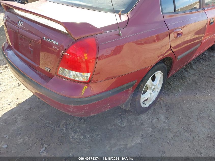 2003 Hyundai Elantra Gls/Gt VIN: KMHDN45D13U552685 Lot: 40874374