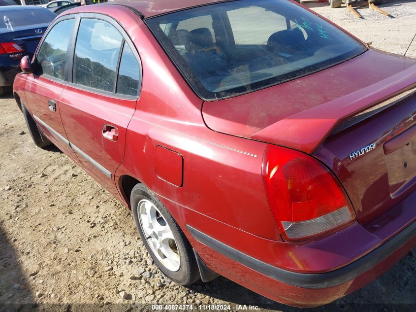 2003 Hyundai Elantra Gls/Gt VIN: KMHDN45D13U552685 Lot: 40874374