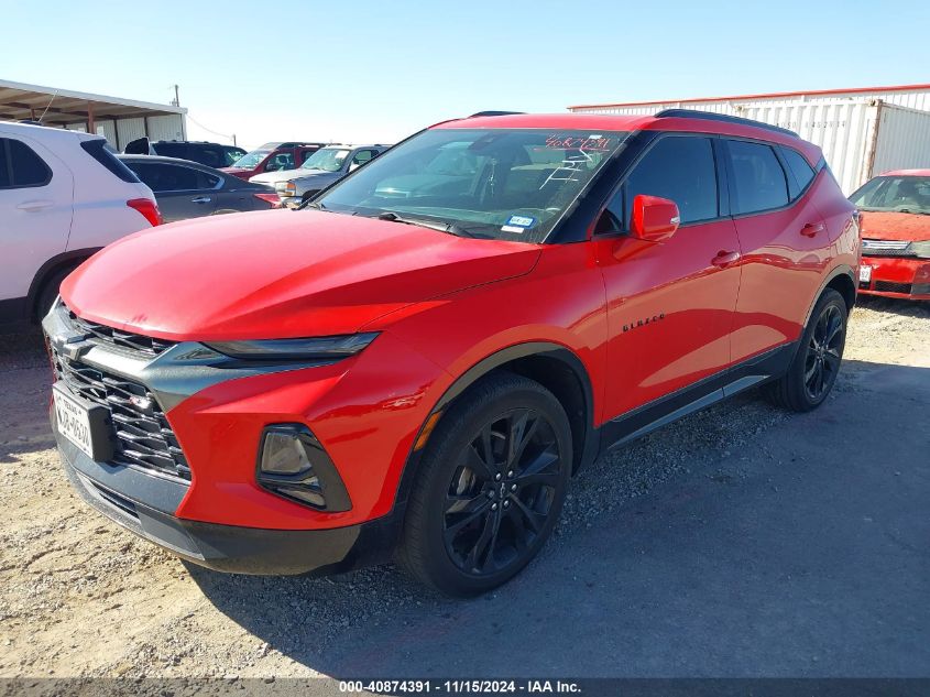 2020 Chevrolet Blazer Fwd Rs VIN: 3GNKBERS9LS651653 Lot: 40874391