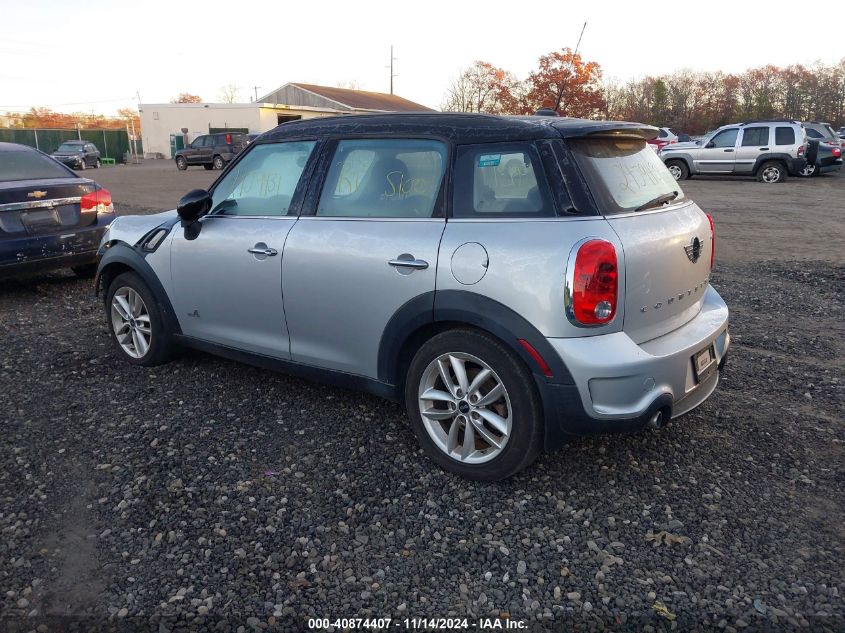 2014 Mini Countryman Cooper S VIN: WMWZC5C50EWP35615 Lot: 40874407