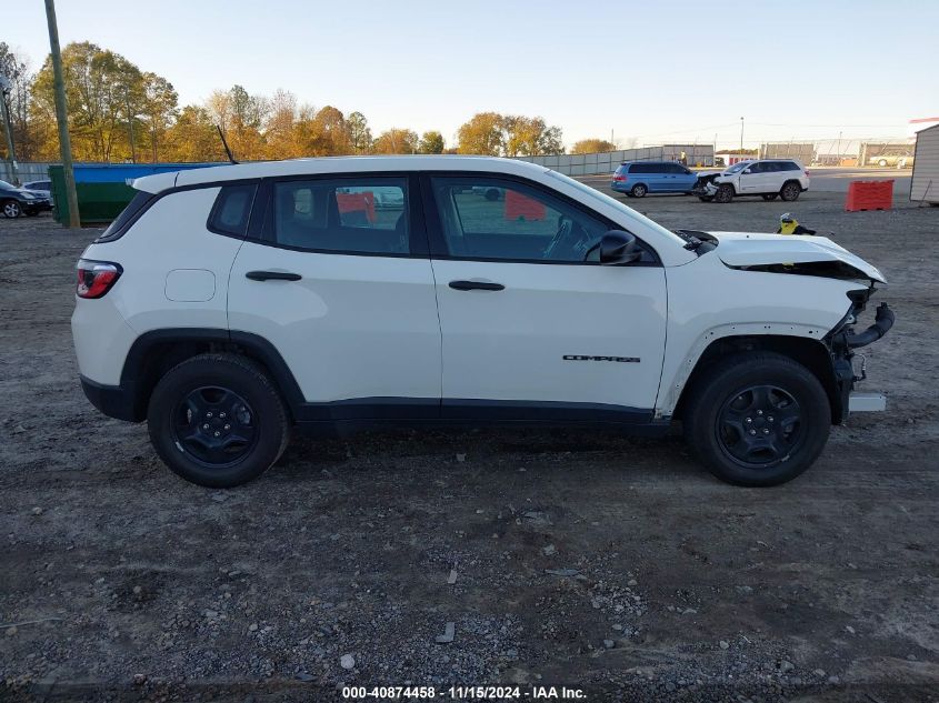 2018 Jeep Compass Sport Fwd VIN: 3C4NJCAB8JT330199 Lot: 40874458