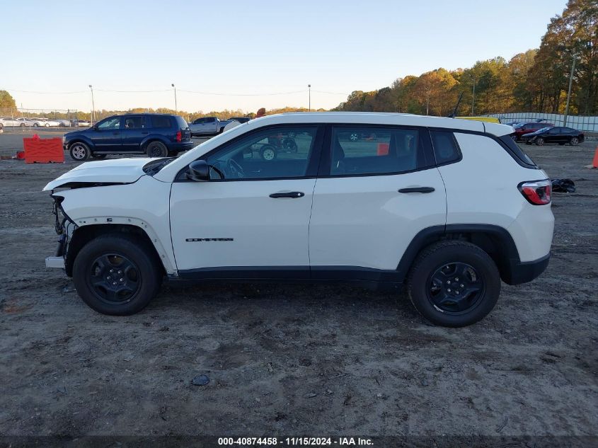 2018 Jeep Compass Sport Fwd VIN: 3C4NJCAB8JT330199 Lot: 40874458