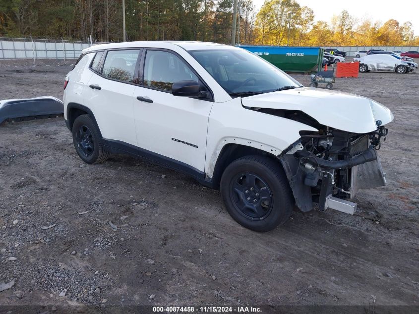 2018 Jeep Compass Sport Fwd VIN: 3C4NJCAB8JT330199 Lot: 40874458