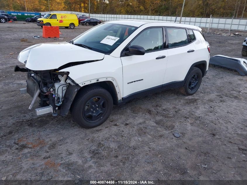 2018 Jeep Compass Sport Fwd VIN: 3C4NJCAB8JT330199 Lot: 40874458