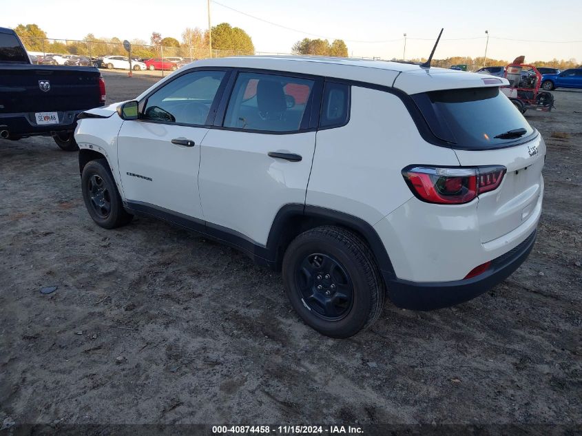 2018 Jeep Compass Sport Fwd VIN: 3C4NJCAB8JT330199 Lot: 40874458