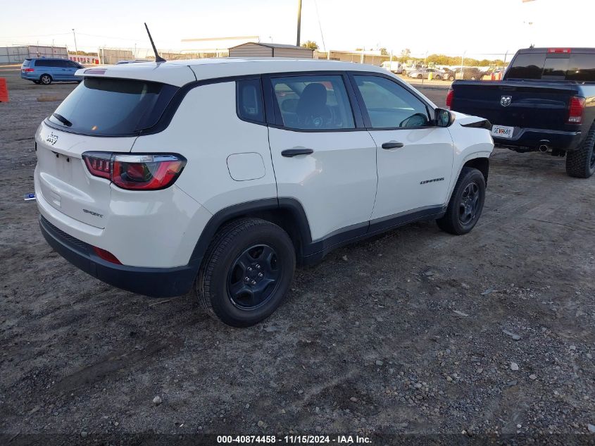 2018 Jeep Compass Sport Fwd VIN: 3C4NJCAB8JT330199 Lot: 40874458