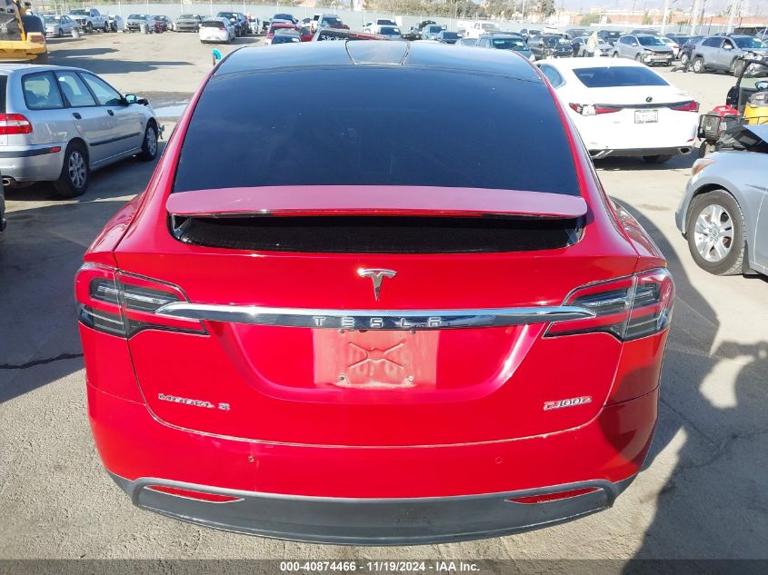 2016 Tesla Model X 75D/P100D/P90D VIN: 5YJXCBE40GF030043 Lot: 40874466