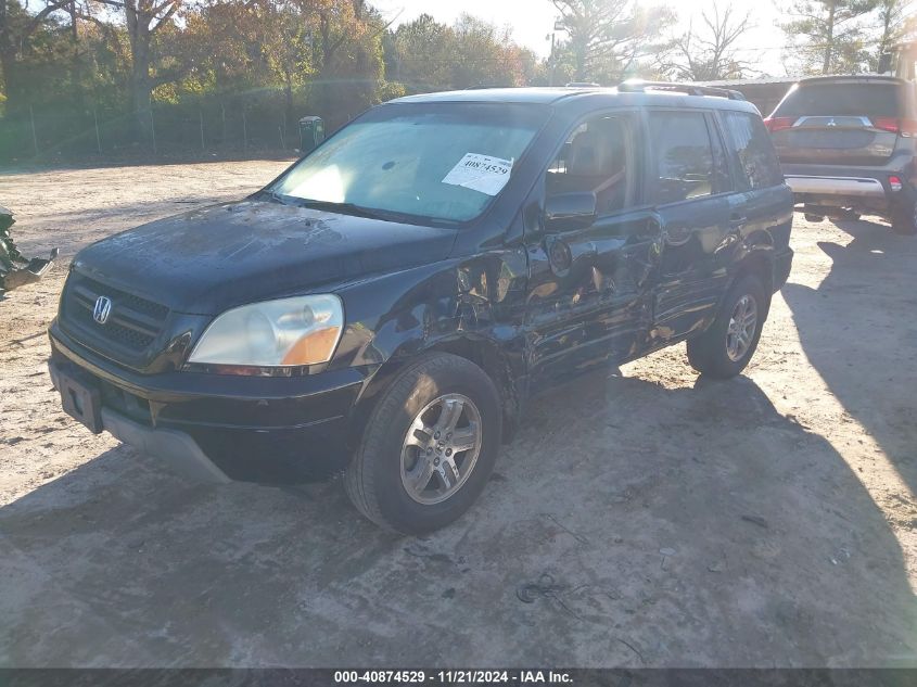 2004 Honda Pilot Ex-L VIN: 2HKYF18654H527931 Lot: 40874529