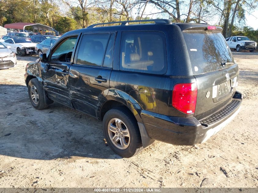 2004 Honda Pilot Ex-L VIN: 2HKYF18654H527931 Lot: 40874529