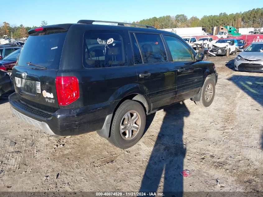 2004 Honda Pilot Ex-L VIN: 2HKYF18654H527931 Lot: 40874529