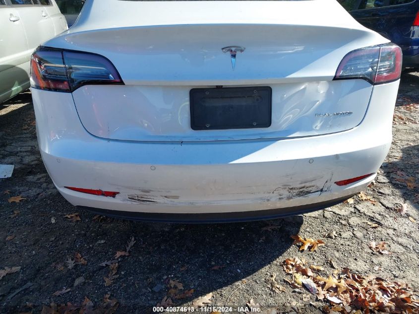 2020 Tesla Model 3 Long Range Dual Motor All-Wheel Drive VIN: 5YJ3E1EB5LF774930 Lot: 40874613