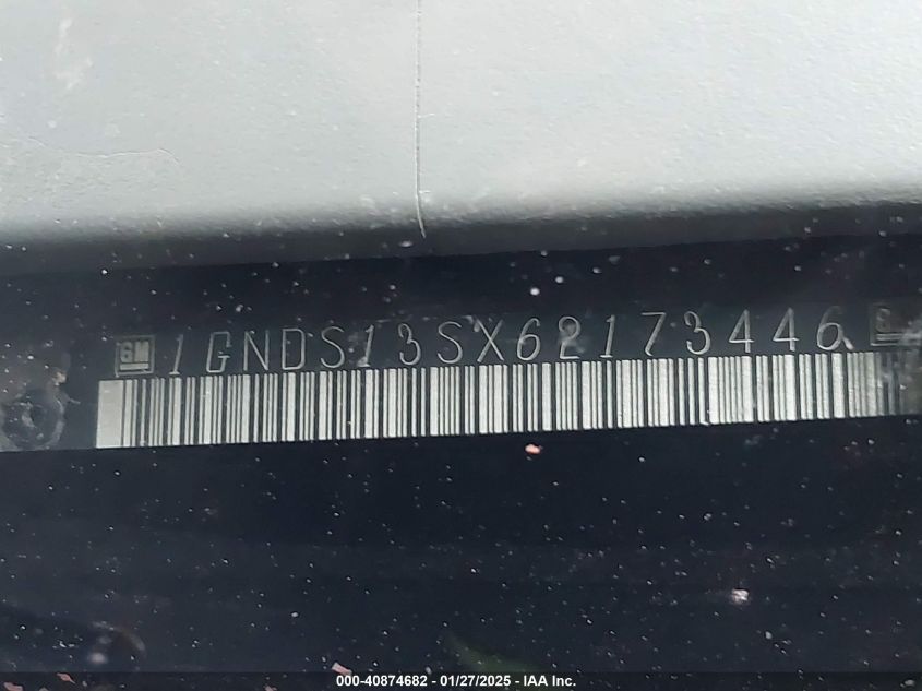2006 Chevrolet Trailblazer Ls VIN: 1GNDS13SX62173446 Lot: 40874682