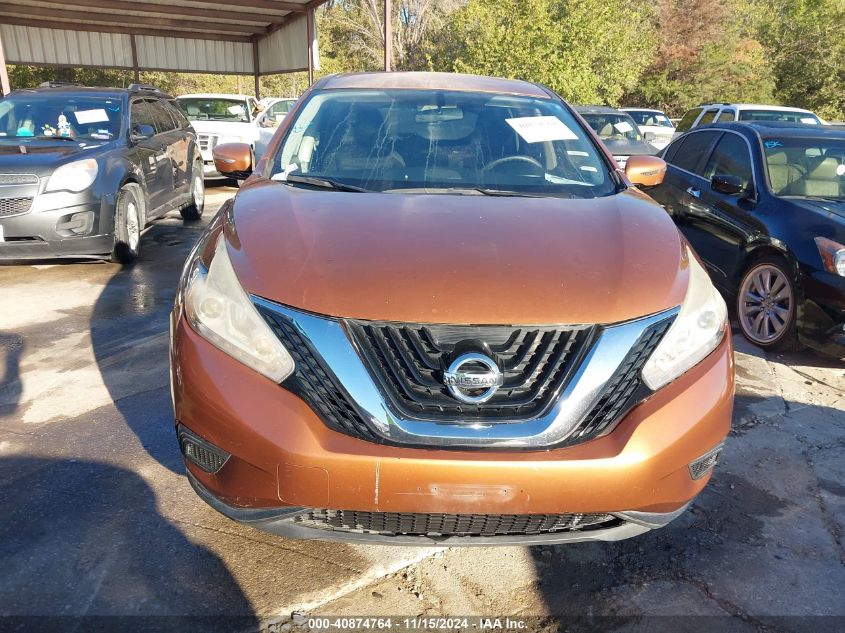 2015 Nissan Murano S VIN: 5N1AZ2MG5FN277571 Lot: 40874764