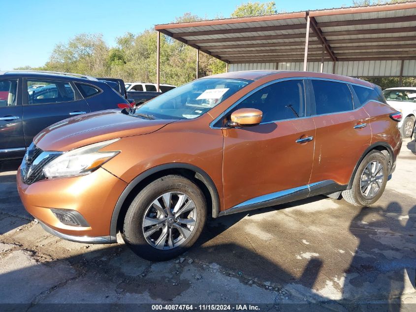 2015 Nissan Murano S VIN: 5N1AZ2MG5FN277571 Lot: 40874764