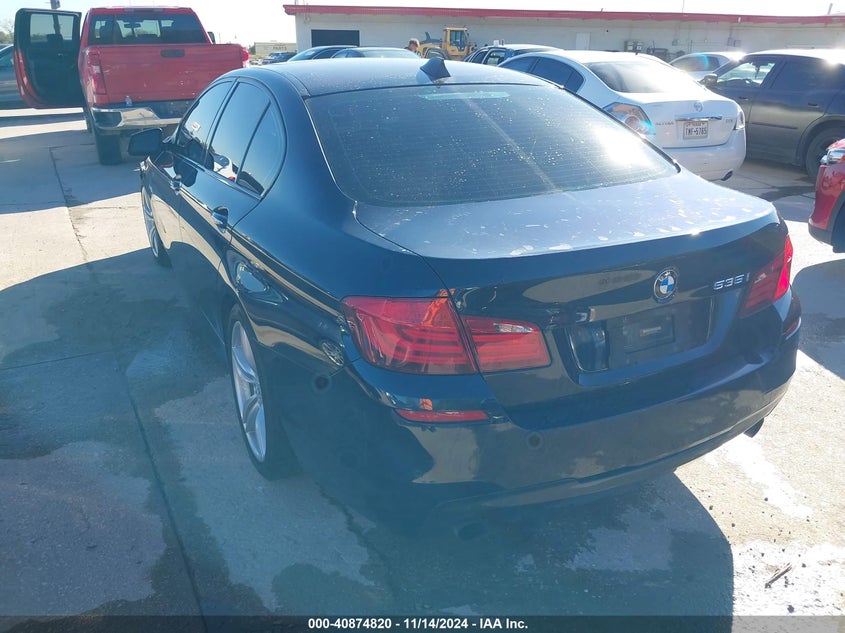 Vin: wbafr7c52dc820081, lot: 41364483, bmw 535i 20133