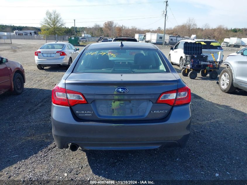 2016 Subaru Legacy 2.5I Limited VIN: 4S3BNBN65G3039176 Lot: 40874896