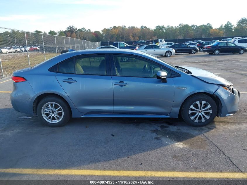 2020 Toyota Corolla Le VIN: JTDEBRBE6LJ015274 Lot: 40874923