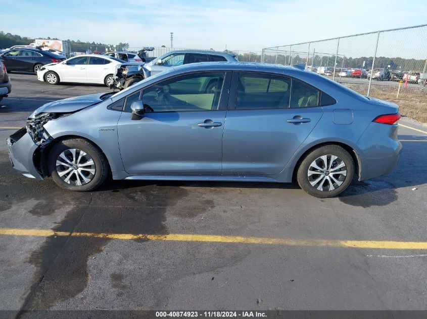 2020 Toyota Corolla Le VIN: JTDEBRBE6LJ015274 Lot: 40874923