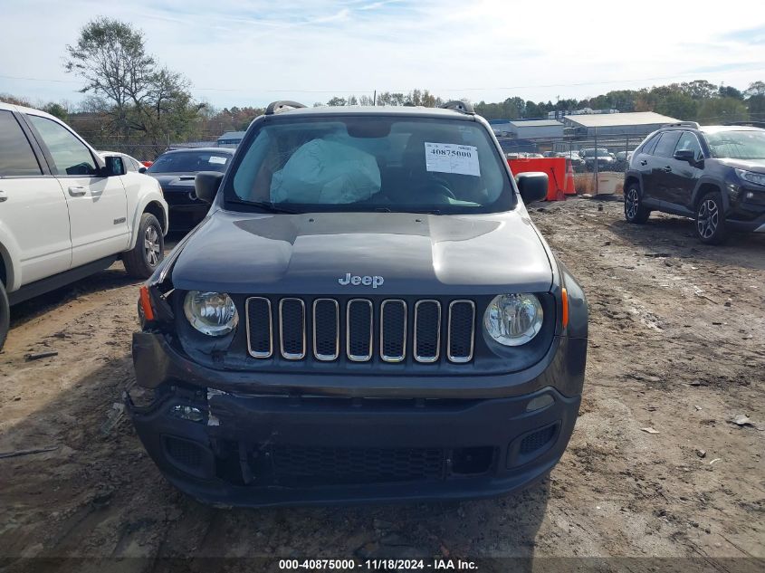 2017 Jeep Renegade Sport Fwd VIN: ZACCJAAB4HPE69095 Lot: 40875000