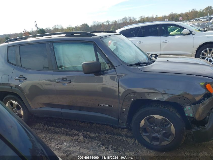 2017 Jeep Renegade Sport Fwd VIN: ZACCJAAB4HPE69095 Lot: 40875000