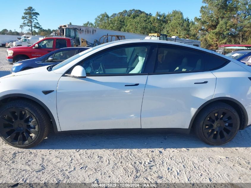 2021 Tesla Model Y Long Range Dual Motor All-Wheel Drive VIN: 5YJYGDEE1MF061276 Lot: 40875029