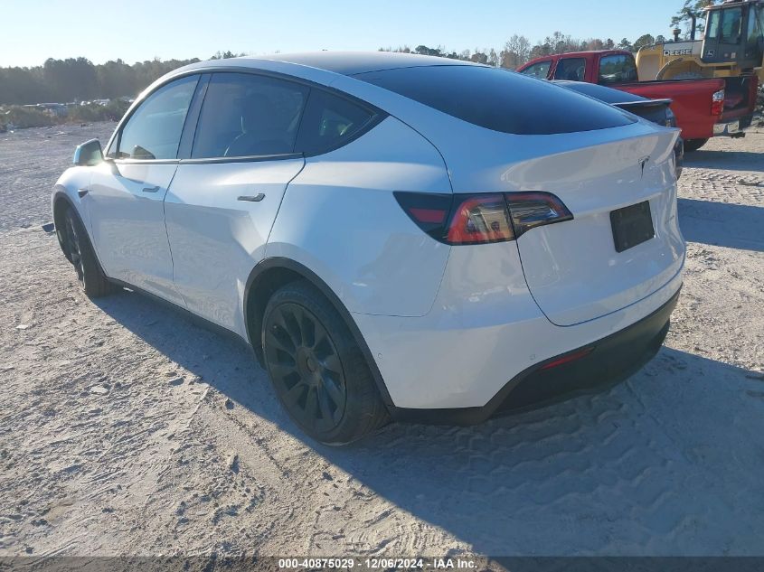 VIN 5YJYGDEE1MF061276 2021 Tesla Model Y, Long Rang... no.3