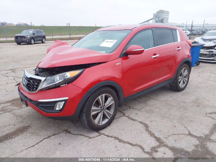 VIN KNDPCCA61E7656359 2014 KIA Sportage, SX no.2