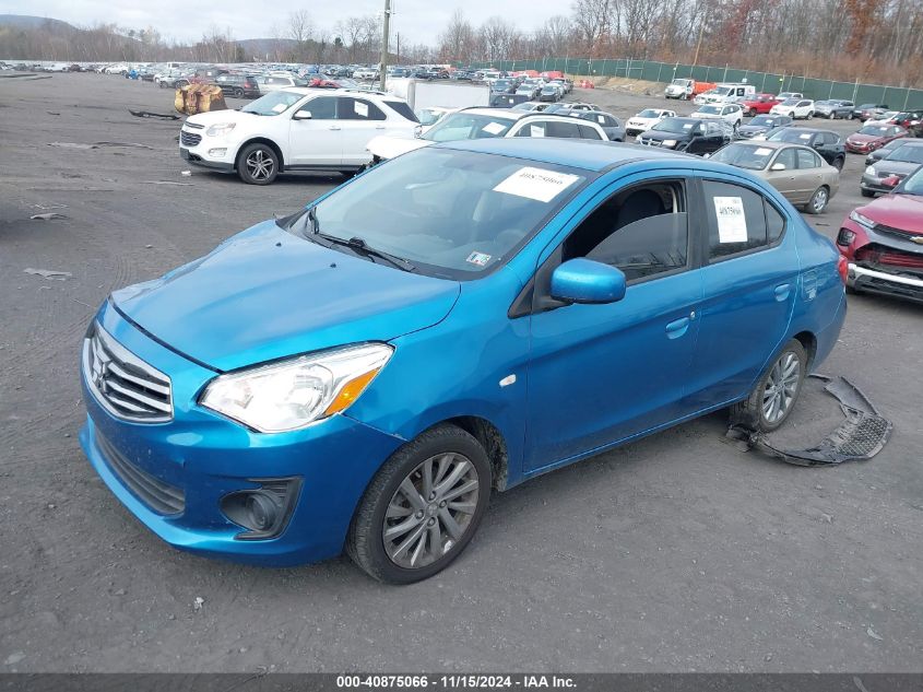 VIN ML32F3FJ5JHF13794 2018 Mitsubishi Mirage, G4 ES no.2