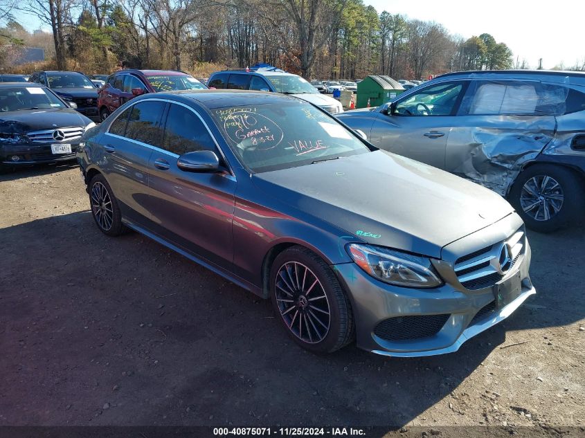 VIN 55SWF4KB6JU238645 2018 MERCEDES-BENZ C 300 no.1