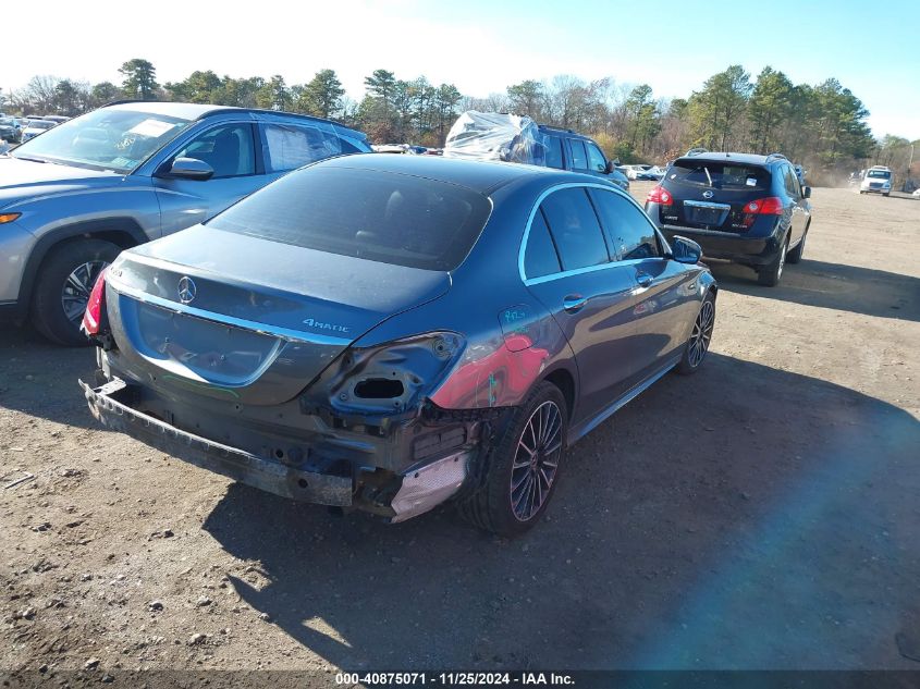 VIN 55SWF4KB6JU238645 2018 MERCEDES-BENZ C 300 no.4