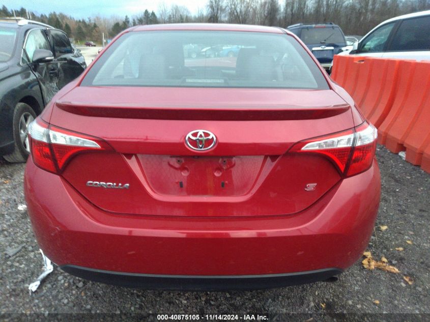 2015 Toyota Corolla S Plus VIN: 2T1BURHE4FC341160 Lot: 40875105